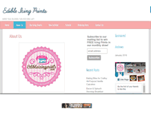 Tablet Screenshot of edibleicingprints.com